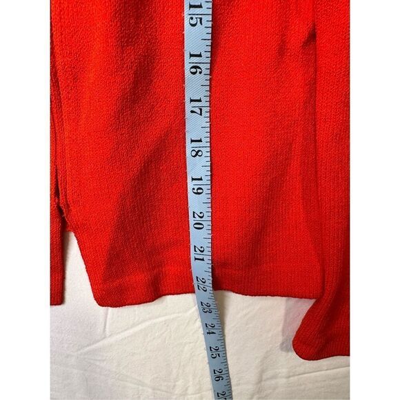 Gorgeous St. John Collection Full Zip Red with Gold accents, size Small - Picture 8 of 9